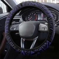 American Samoa Flag Day Since 1900 Steering Wheel Cover Samoa Muamua Le Atua Tropical Flowers