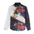 American Samoa Flag Day Since 1900 Women Casual Shirt Samoa Muamua Le Atua Tropical Flowers