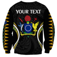 (Personalised) Polynesian Pride Atiu Island Sweatshirt Cook Islands Tribal Wave Style LT9 - Polynesian Pride