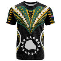 Custom Polynesian Pride Mangaia Island T Shirt Cook Islands Tribal Wave Style LT9 Black - Polynesian Pride
