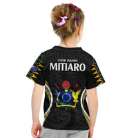 Polynesian Pride Mitiaro Island Kid T Shirt Cook Islands Tribal Wave Style LT9 - Polynesian Pride