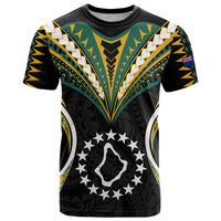 Custom Polynesian Pride Palmerston Island T Shirt Cook Islands Tribal Wave Style LT9 Black - Polynesian Pride