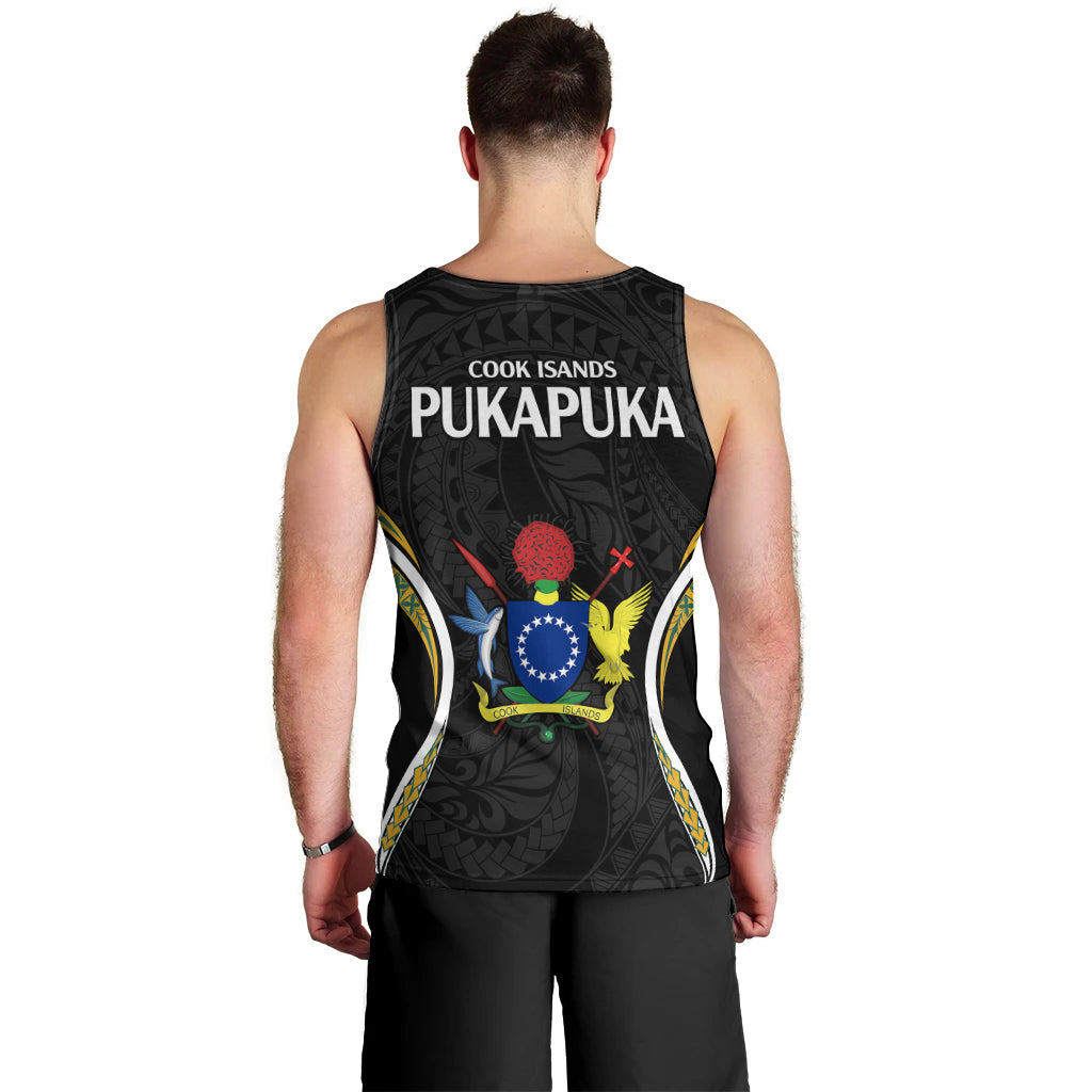 Polynesian Pride Pukapuka Island Men Tank Top Cook Islands Tribal Wave Style LT9 - Polynesian Pride