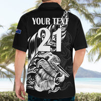 (Custom Text And Number) New Zealand Kiwi Rugby Hawaiian Shirt LT9 - Polynesian Pride