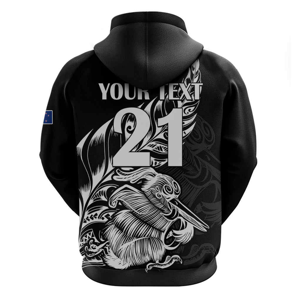 (Custom Text and Number) New Zealand Kiwi Rugby Hoodie LT9 - Polynesian Pride