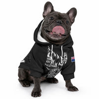 New Zealand Warrior Rugby Pet Hoodie LT9 - Polynesian Pride