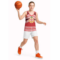 Personalised Kolisi Tonga College Atele Basketball Jersey Polynesian Ngatu Tribal - Polynesian Pride