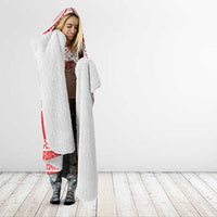 Personalised Kolisi Tonga College Atele Hooded Blanket Polynesian Ngatu Tribal