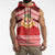 Personalised Kolisi Tonga College Atele Sleeveless Zip Hoodie Polynesian Ngatu Tribal - Polynesian Pride