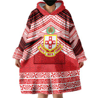 Personalised Kolisi Tonga College Atele Wearable Blanket Hoodie Polynesian Ngatu Tribal LT9 - Polynesian Pride