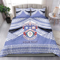 Personalised Tonga Apifoou College Bedding Set Polynesian Ngatu Tribal