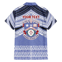 Personalised Tonga Apifoou College Family Matching Short Sleeve Bodycon Dress and Hawaiian Shirt Polynesian Ngatu Tribal LT9 - Polynesian Pride