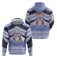 Personalised Tonga Apifoou College Hoodie Polynesian Ngatu Tribal
