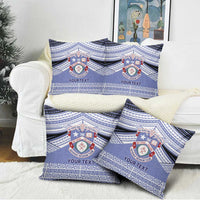 Personalised Tonga Apifoou College Pillow Cover Polynesian Ngatu Tribal - Polynesian Pride