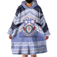 Personalised Tonga Apifoou College Wearable Blanket Hoodie Polynesian Ngatu Tribal LT9 - Polynesian Pride