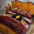 Personalised Tonga Beulah College Quilt Bed Set Polynesian Ngatu Tribal