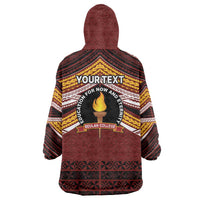 Personalised Tonga Beulah College Wearable Blanket Hoodie Polynesian Ngatu Tribal LT9 - Polynesian Pride