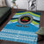 Personalised Tonga Lavengamalie College Area Rug Polynesian Ngatu Tribal