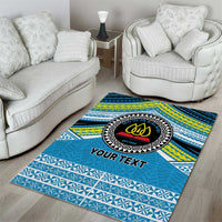 Personalised Tonga Lavengamalie College Area Rug Polynesian Ngatu Tribal LT9 - Polynesian Pride