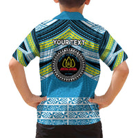 Personalised Tonga Lavengamalie College Family Matching Long Sleeve Bodycon Dress and Hawaiian Shirt Polynesian Ngatu Tribal LT9 - Polynesian Pride