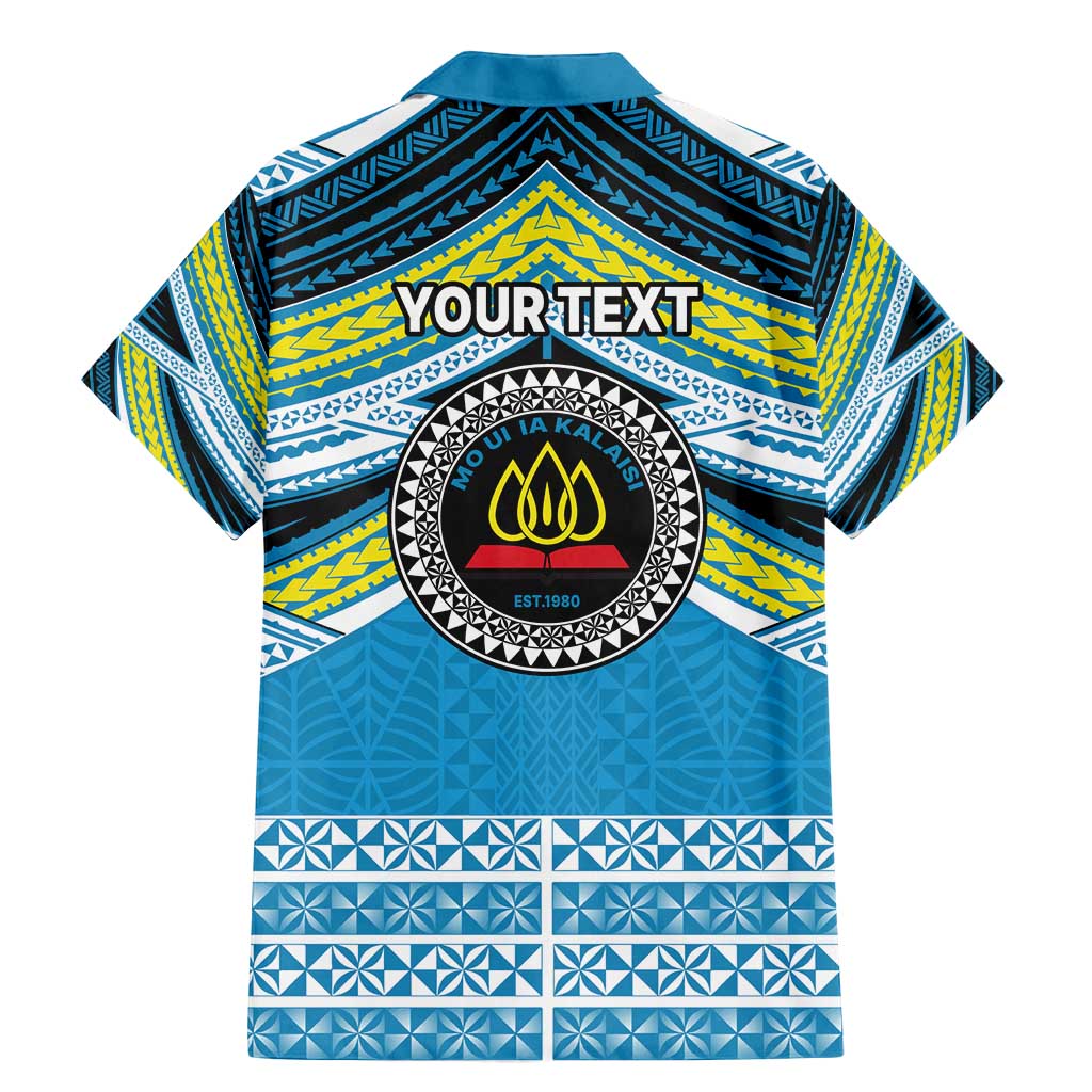 Personalised Tonga Lavengamalie College Family Matching Mermaid Dress and Hawaiian Shirt Polynesian Ngatu Tribal LT9 - Polynesian Pride