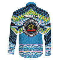 Personalised Tonga Lavengamalie College Family Matching Off Shoulder Short Dress and Hawaiian Shirt Polynesian Ngatu Tribal LT9 - Polynesian Pride