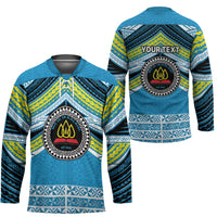 Personalised Tonga Lavengamalie College Hockey Jersey Polynesian Ngatu Tribal - Polynesian Pride