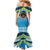 Personalised Tonga Lavengamalie College Mermaid Dress Polynesian Ngatu Tribal