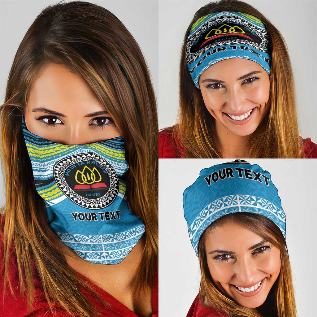 Personalised Tonga Lavengamalie College Neck Gaiter Polynesian Ngatu Tribal LT9 - Polynesian Pride