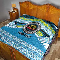 Personalised Tonga Lavengamalie College Quilt Polynesian Ngatu Tribal