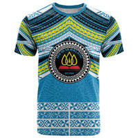 Personalised Tonga Lavengamalie College T Shirt Polynesian Ngatu Tribal