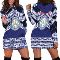 Personalised Tonga Sia'atoutai Theological College Hoodie Dress Polynesian Ngatu Tribal