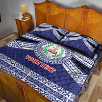 Personalised Tonga Sia'atoutai Theological College Quilt Bed Set Polynesian Ngatu Tribal