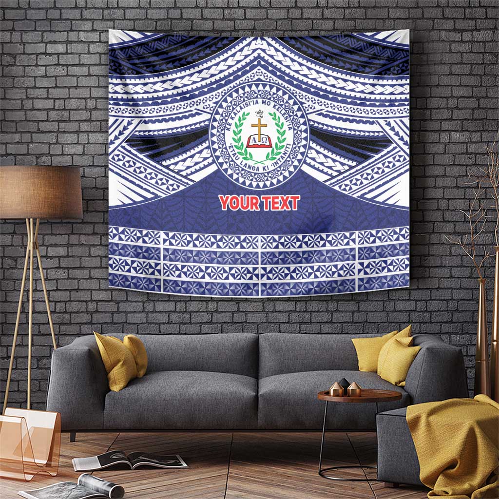 Personalised Tonga Sia'atoutai Theological College Tapestry Polynesian Ngatu Tribal