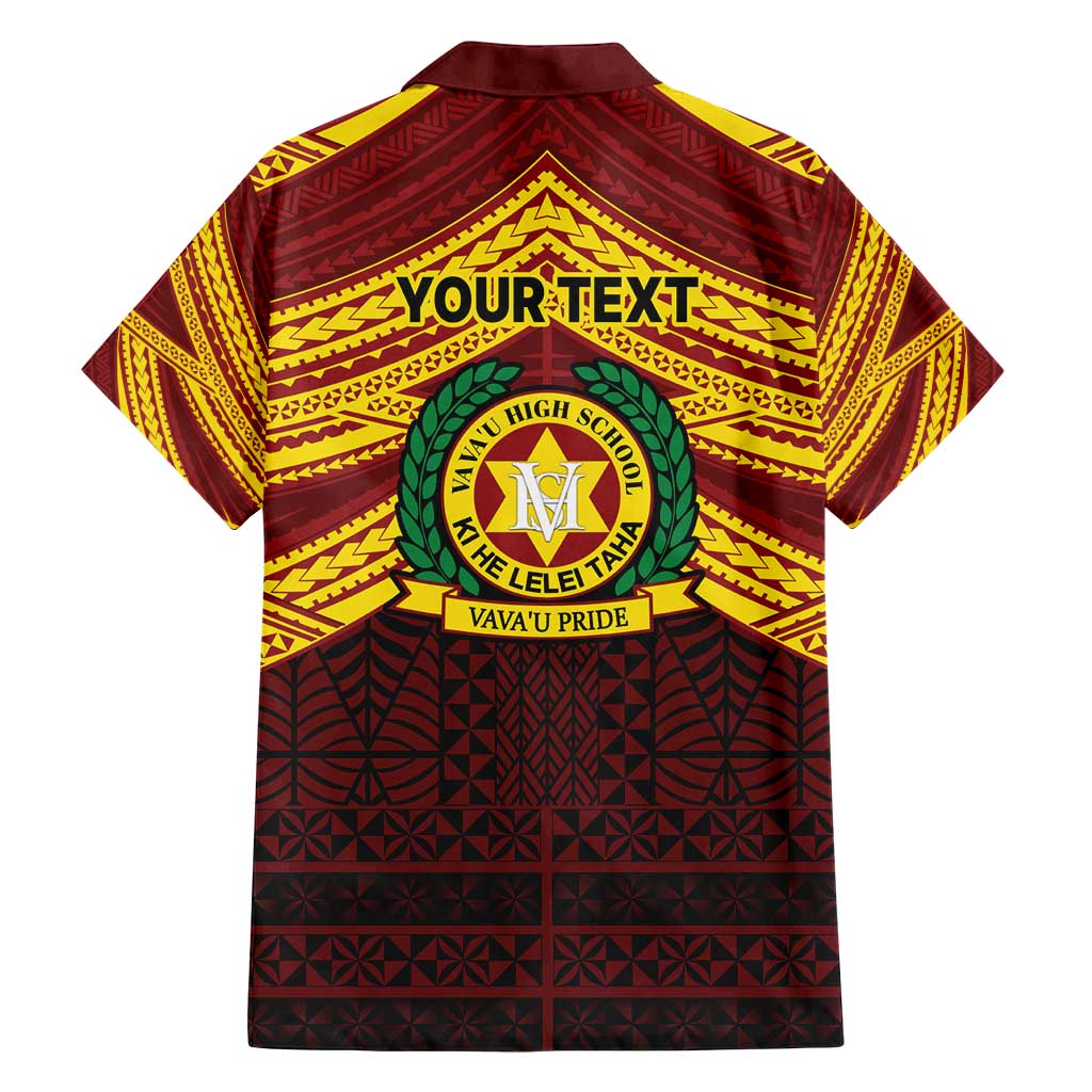 Personalised Tonga Vava'u High School Family Matching Summer Maxi Dress and Hawaiian Shirt Polynesian Ngatu Tribal LT9 - Polynesian Pride