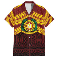 Personalised Tonga Vava'u High School Hawaiian Shirt Polynesian Ngatu Tribal