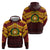 Personalised Tonga Vava'u High School Hoodie Polynesian Ngatu Tribal