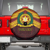 Personalised Tonga Vava'u High School Spare Tire Cover Polynesian Ngatu Tribal LT9 - Polynesian Pride