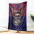 American Samoa Brave Eagle Personalized Blanket National Flag Color