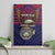 American Samoa Brave Eagle Personalized Canvas Wall Art National Flag Color