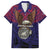 American Samoa Brave Eagle Personalized Family Matching Puletasi and Hawaiian Shirt National Flag Color