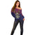 American Samoa Brave Eagle Personalized Off Shoulder Sweater National Flag Color