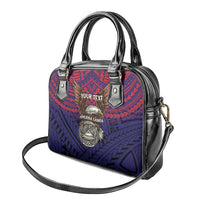 American Samoa Brave Eagle Personalized Shoulder Handbag National Flag Color