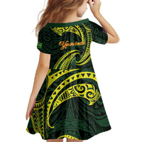 American Samoa Manua Cession Day Personalized Family Matching Summer Maxi Dress and Hawaiian Shirt Polynesian Wave Style