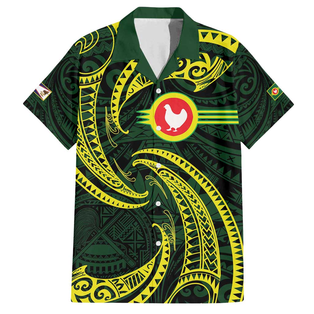 American Samoa Manua Cession Day Personalized Family Matching Summer Maxi Dress and Hawaiian Shirt Polynesian Wave Style
