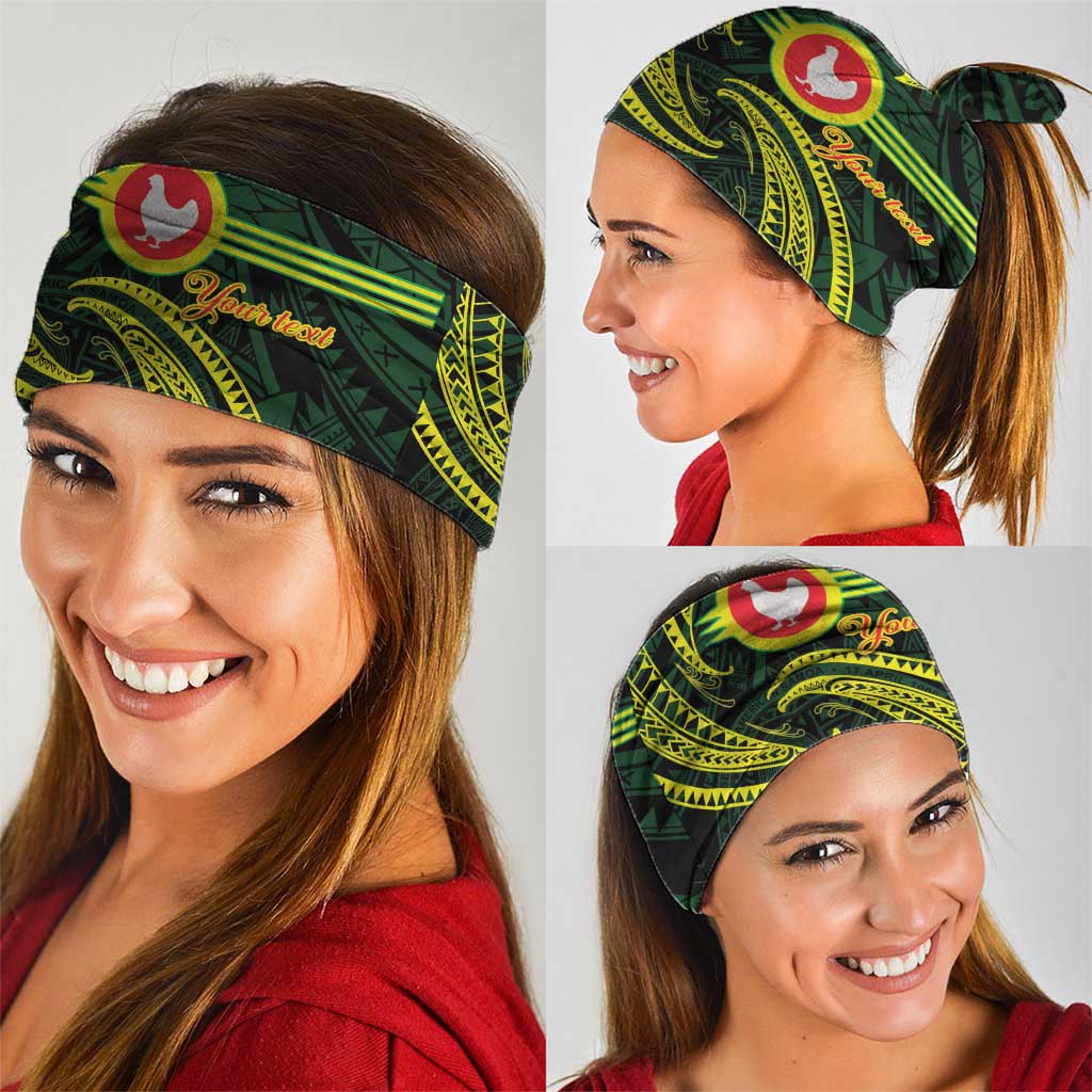 American Samoa Manua Cession Day Personalized Neck Gaiter Polynesian Wave Style - Polynesian Pride