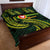 American Samoa Manua Cession Day Personalized Quilt Bed Set Polynesian Wave Style