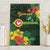 American Samoa Manu'atele Personalized Canvas Wall Art Manua Island Hibiscus Flowers