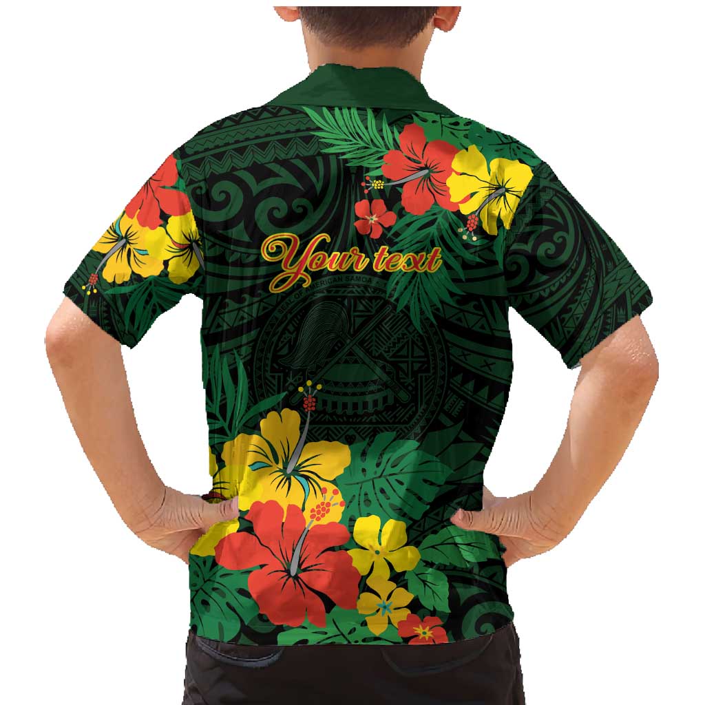American Samoa Manu'atele Personalized Family Matching Mermaid Dress and Hawaiian Shirt Manua Island Hibiscus Flowers LT9 - Polynesian Pride