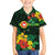 American Samoa Manu'atele Personalized Family Matching Off The Shoulder Long Sleeve Dress and Hawaiian Shirt Manua Island Hibiscus Flowers